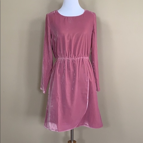 J crew velvet wrap dress - Picture 1 of 7